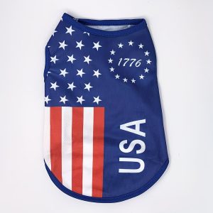 Patriotic “1776 USA” Dog Shirt X-Large