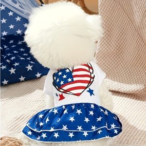 Patriotic Girl Dog Dress