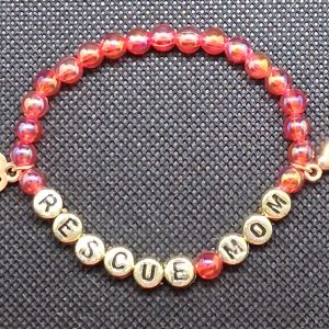 Rescue Mom Personalized Bracelet - Medium