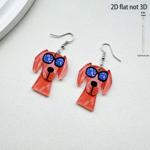 Kaleidoscope Pup | Dangle Earrings